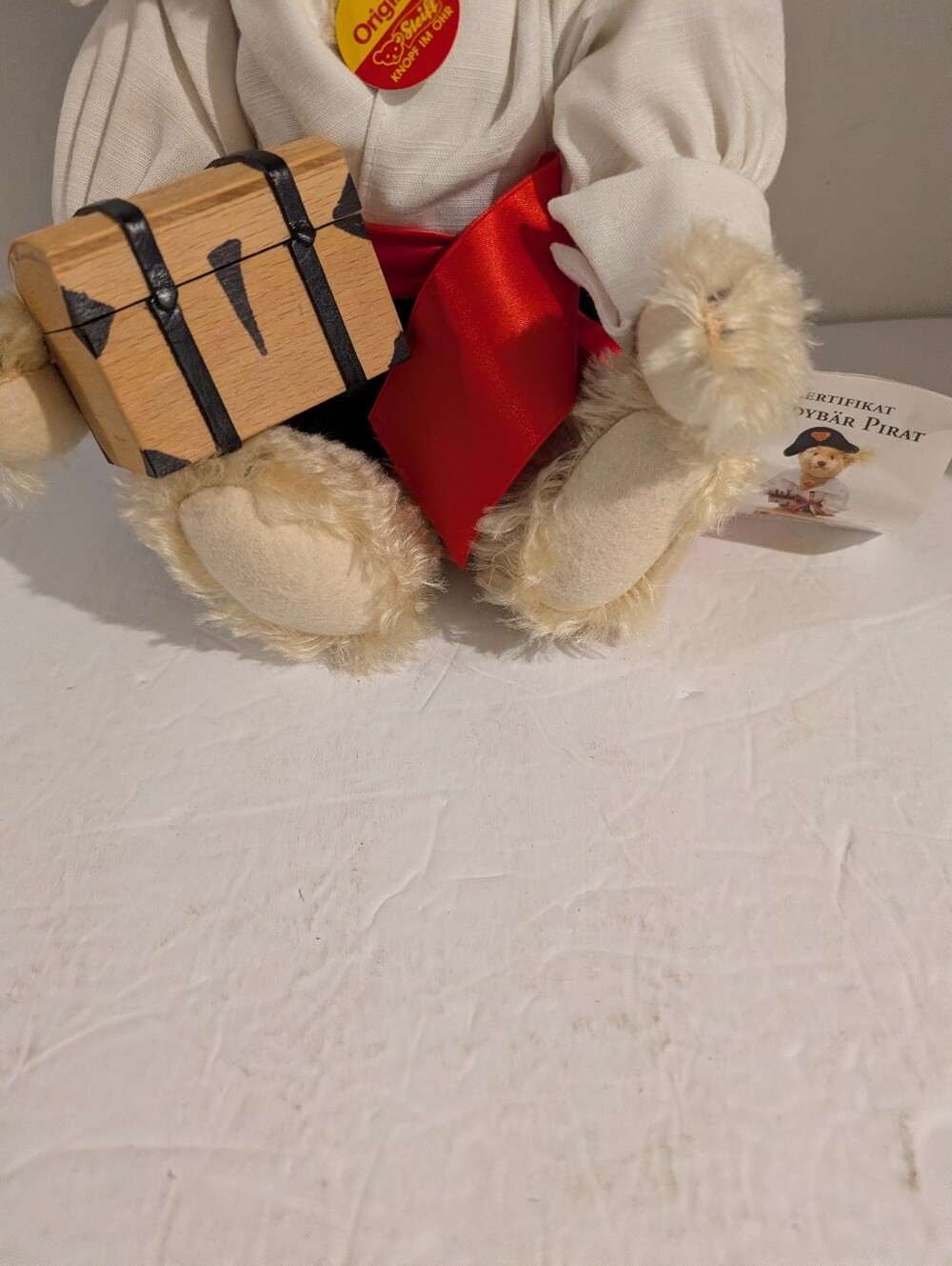 1997 Steiff Pirate Teddy Bear EAN655371 Limited Edition - Picture 9 of 10